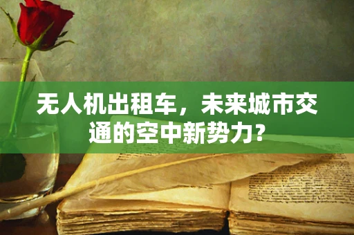 无人机出租车，未来城市交通的空中新势力？