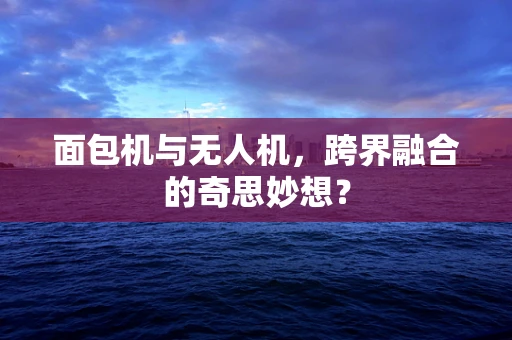 面包机与无人机，跨界融合的奇思妙想？