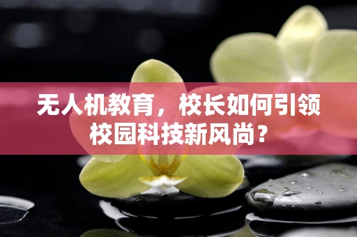 无人机教育，校长如何引领校园科技新风尚？