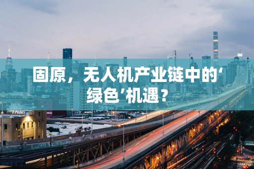 固原，无人机产业链中的‘绿色’机遇？