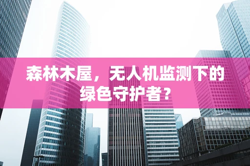 森林木屋，无人机监测下的绿色守护者？