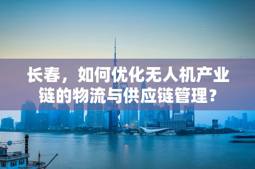 长春，如何优化无人机产业链的物流与供应链管理？