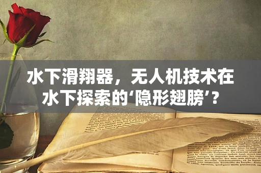 水下滑翔器，无人机技术在水下探索的‘隐形翅膀’？