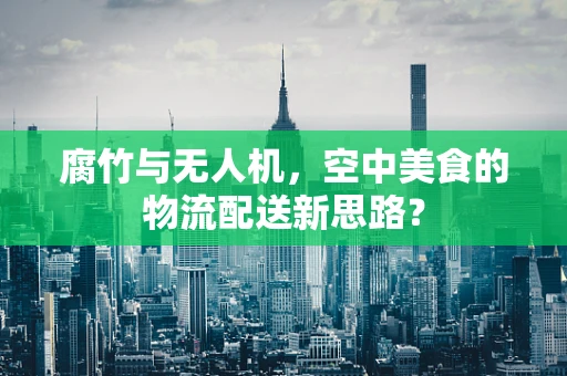 腐竹与无人机，空中美食的物流配送新思路？