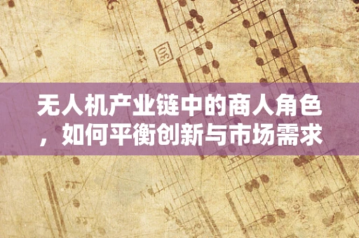 无人机产业链中的商人角色，如何平衡创新与市场需求的微妙平衡？