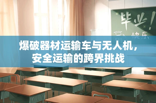 爆破器材运输车与无人机，安全运输的跨界挑战