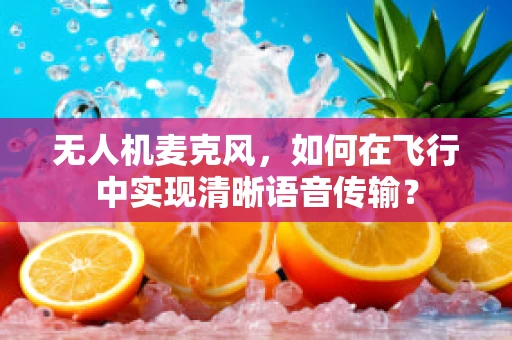 无人机麦克风，如何在飞行中实现清晰语音传输？