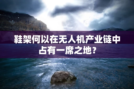 鞋架何以在无人机产业链中占有一席之地？