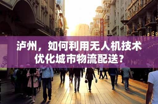 泸州，如何利用无人机技术优化城市物流配送？
