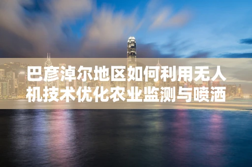 巴彦淖尔地区如何利用无人机技术优化农业监测与喷洒？