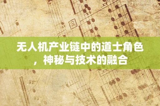 无人机产业链中的道士角色，神秘与技术的融合