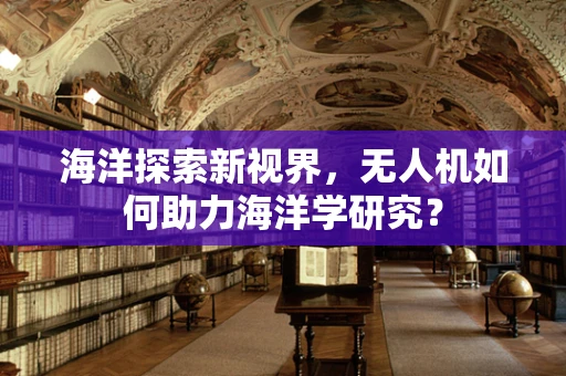 海洋探索新视界，无人机如何助力海洋学研究？
