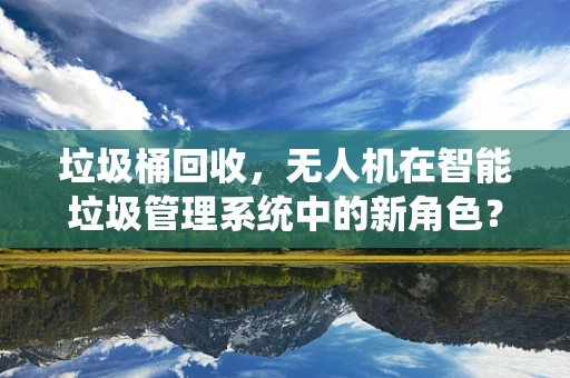 垃圾桶回收，无人机在智能垃圾管理系统中的新角色？