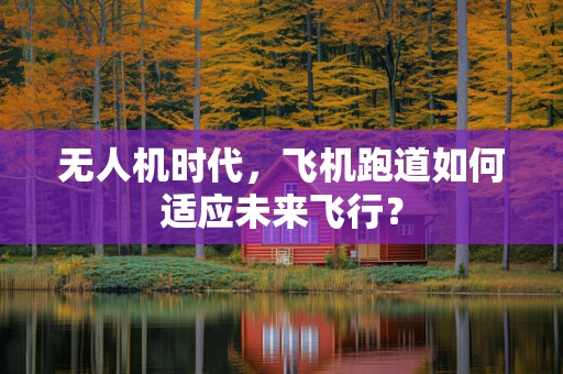 无人机时代，飞机跑道如何适应未来飞行？