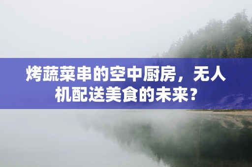 烤蔬菜串的空中厨房，无人机配送美食的未来？