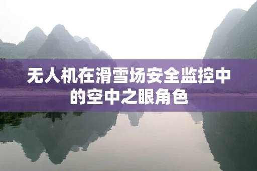 无人机在滑雪场安全监控中的空中之眼角色
