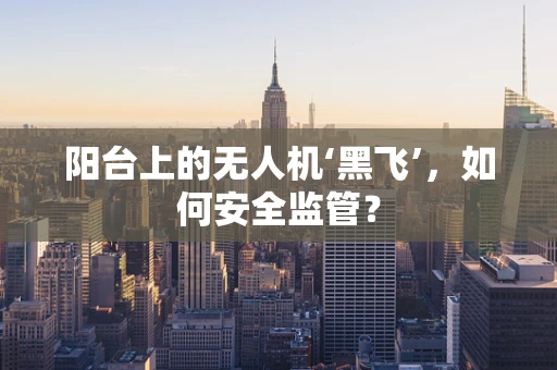 阳台上的无人机‘黑飞’，如何安全监管？