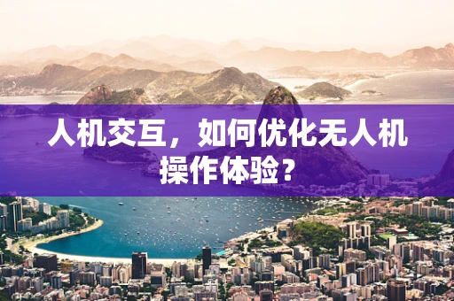 人机交互，如何优化无人机操作体验？