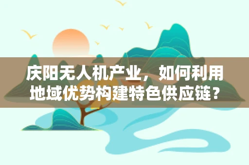 庆阳无人机产业，如何利用地域优势构建特色供应链？