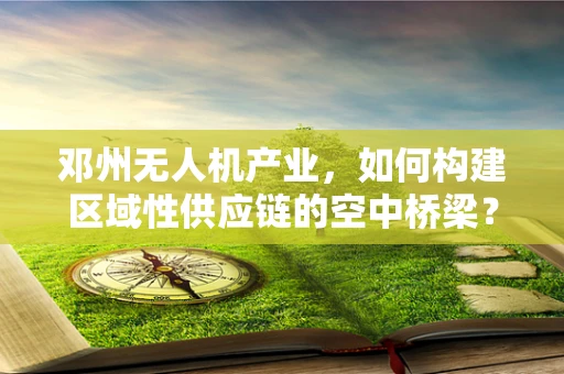 邓州无人机产业，如何构建区域性供应链的空中桥梁？