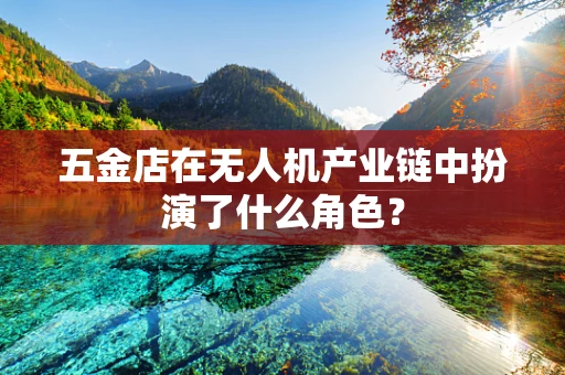 五金店在无人机产业链中扮演了什么角色？