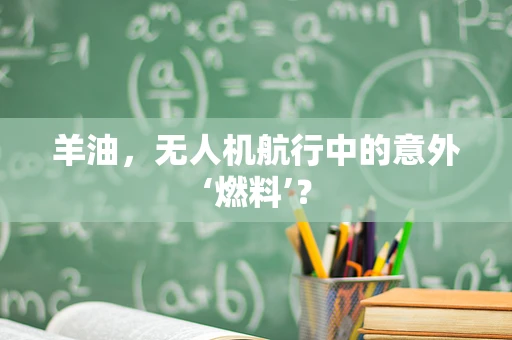 羊油，无人机航行中的意外‘燃料’？