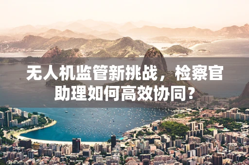无人机监管新挑战，检察官助理如何高效协同？