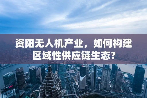 资阳无人机产业，如何构建区域性供应链生态？