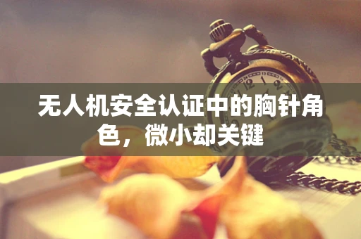 无人机安全认证中的胸针角色，微小却关键