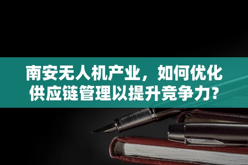 南安无人机产业，如何优化供应链管理以提升竞争力？