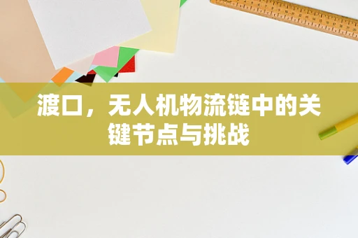 渡口，无人机物流链中的关键节点与挑战
