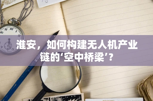 淮安，如何构建无人机产业链的‘空中桥梁’？