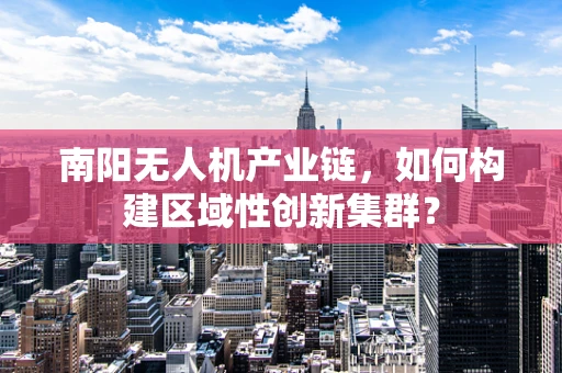 南阳无人机产业链，如何构建区域性创新集群？