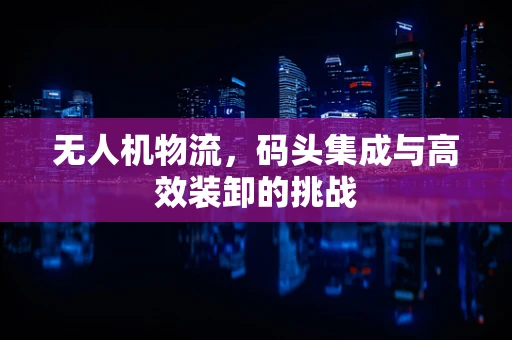 无人机物流，码头集成与高效装卸的挑战