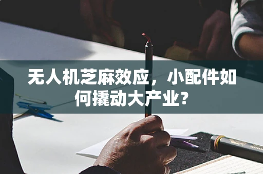 无人机芝麻效应，小配件如何撬动大产业？