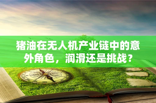猪油在无人机产业链中的意外角色，润滑还是挑战？