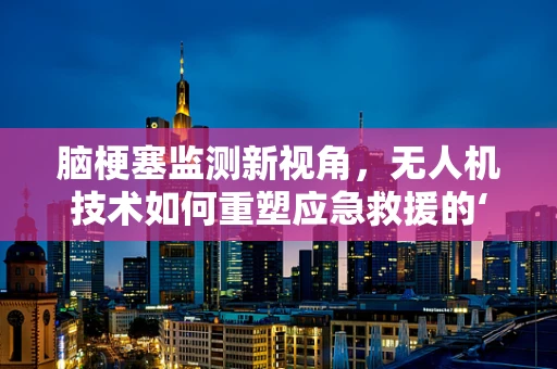脑梗塞监测新视角，无人机技术如何重塑应急救援的‘黄金时间’？