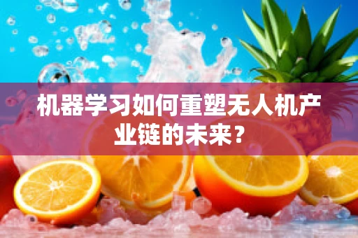 机器学习如何重塑无人机产业链的未来？