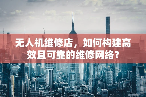 无人机维修店，如何构建高效且可靠的维修网络？