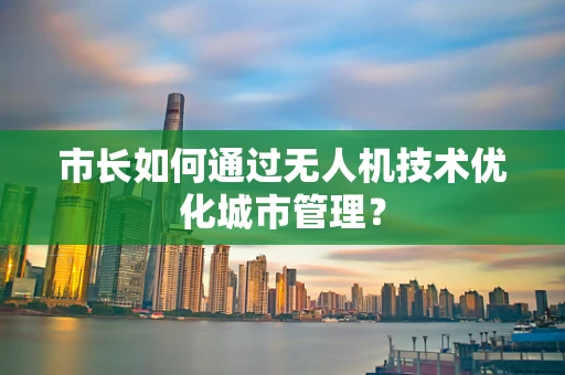 市长如何通过无人机技术优化城市管理？