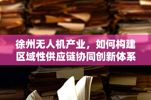 徐州无人机产业，如何构建区域性供应链协同创新体系？