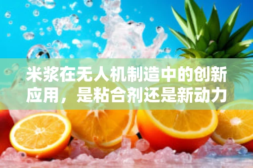 米浆在无人机制造中的创新应用，是粘合剂还是新动力？