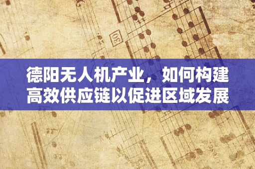 德阳无人机产业，如何构建高效供应链以促进区域发展？