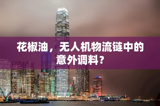 花椒油，无人机物流链中的意外调料？
