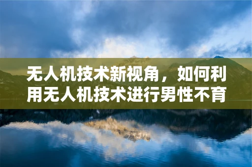 无人机技术新视角，如何利用无人机技术进行男性不育症的远程诊断？
