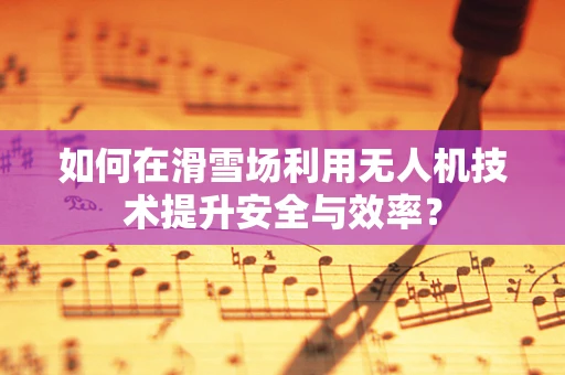如何在滑雪场利用无人机技术提升安全与效率？