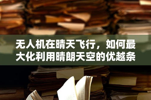 无人机在晴天飞行，如何最大化利用晴朗天空的优越条件？