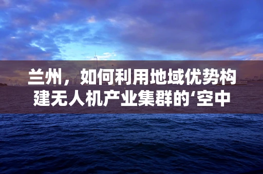 兰州，如何利用地域优势构建无人机产业集群的‘空中引擎’？