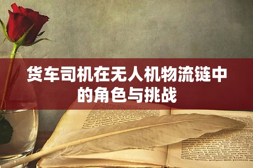 货车司机在无人机物流链中的角色与挑战