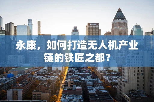 永康，如何打造无人机产业链的铁匠之都？